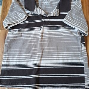 Striped Gray Boys Top